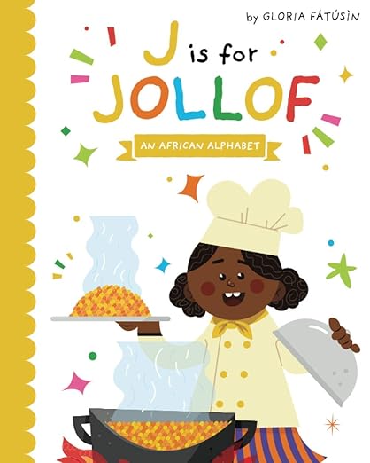 J is for Jollof book